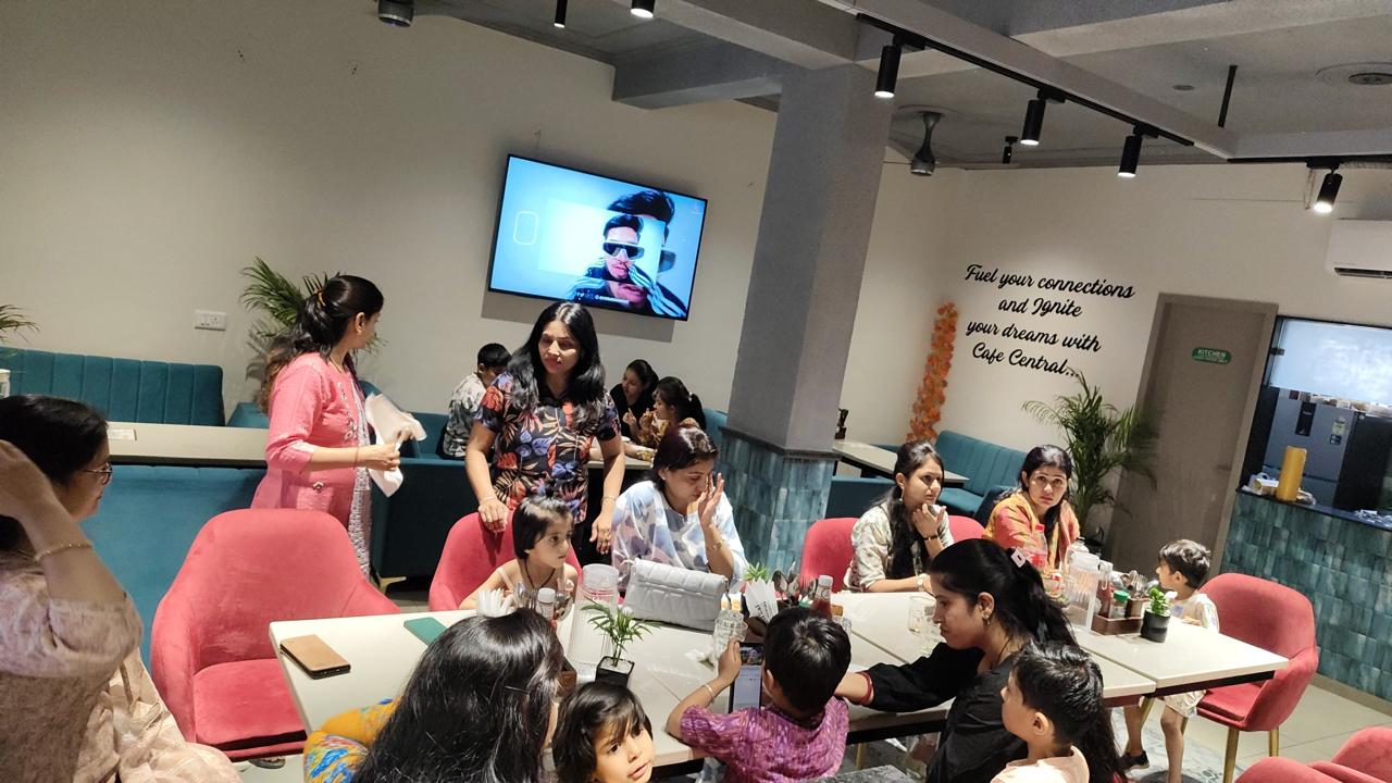 Family gathering at Cafe Central Jaipur